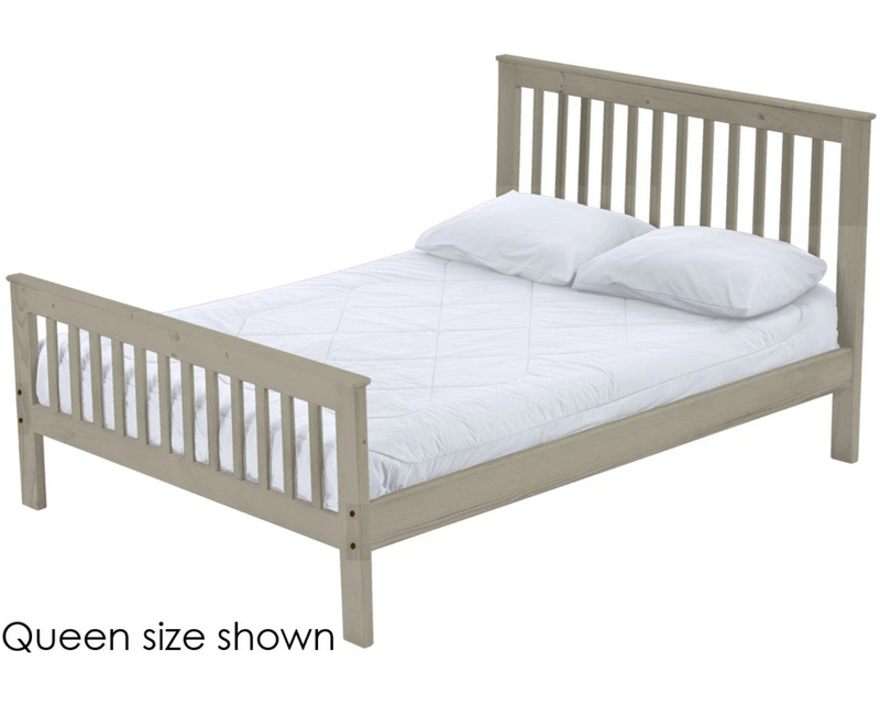 Mission Bed, Twin, 44" Headboard and 29" Footboard, By Crate Designs. 4749