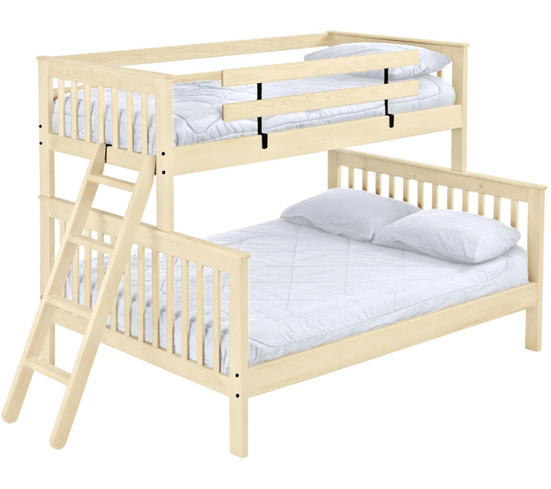 Mission Bunk Bed, Twin XL Over Queen, By Crate Designs. 4758