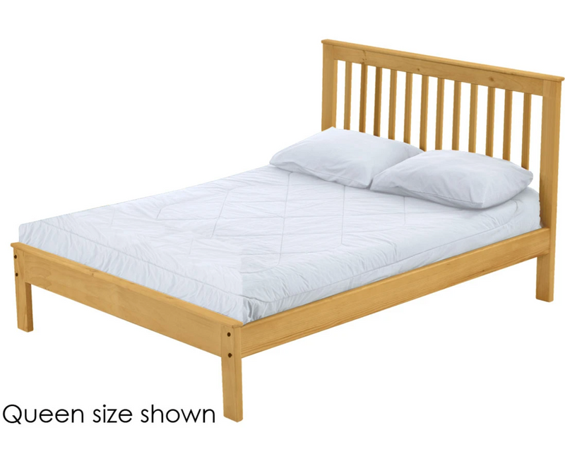Mission Bed, Full, 44" Headboard and 17" Footboard, By Crate Designs. 4847