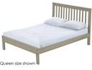 Mission Bed, Full, 44" Headboard and 17" Footboard, By Crate Designs. 4847