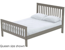 Mission Bed, Full, 44" Headboard and 29" Footboard, By Crate Designs. 4849