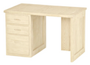 3 Drawer Desk, 46" Wide, By Crate Designs. 6335, 6352