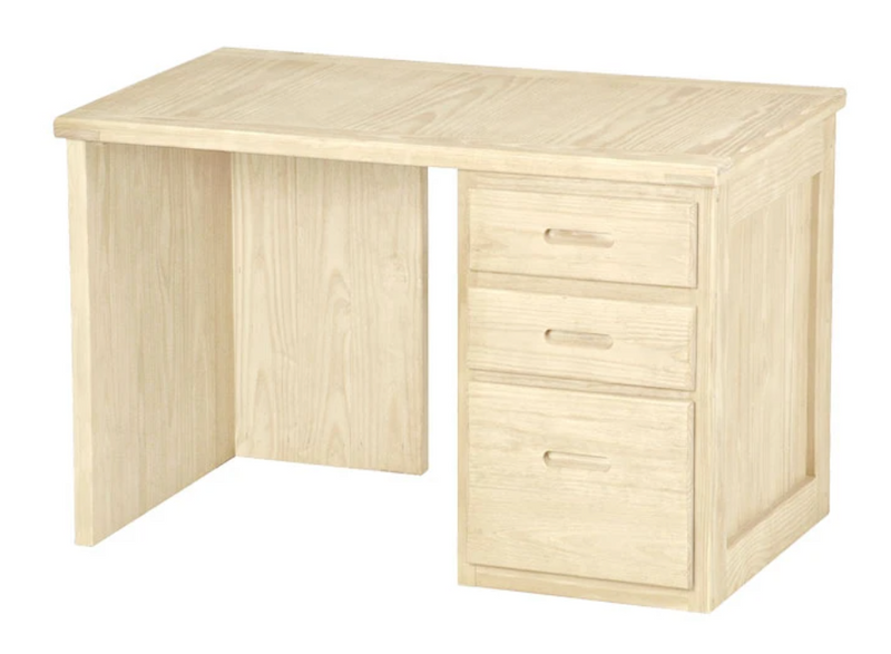3 Drawer Desk, 46" Wide, By Crate Designs. 6335, 6352
