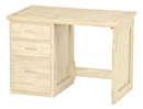 3 Drawer Desk, 42" Wide, By Crate Designs. 6435, 6452