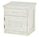 Night Table with Drawer and Door, 24" Tall, By Crate Designs. 7010L, 7010R