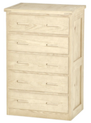 5 Drawer Chest By Crate Designs. 7015