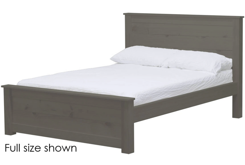HarvestRoots Bed, Twin, 43" Headboard and 19" Footboard, By Crate Designs. 43539