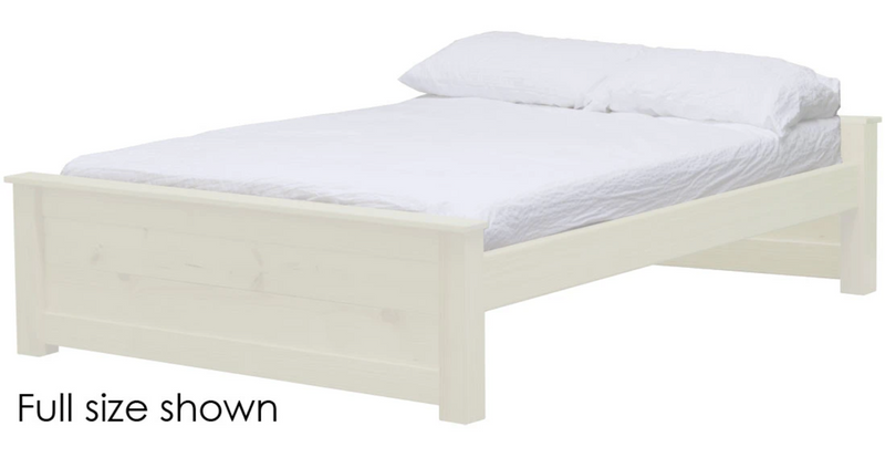 HarvestRoots Bed, Twin, 19" Headboard and Footboard, By Crate Designs. 43599