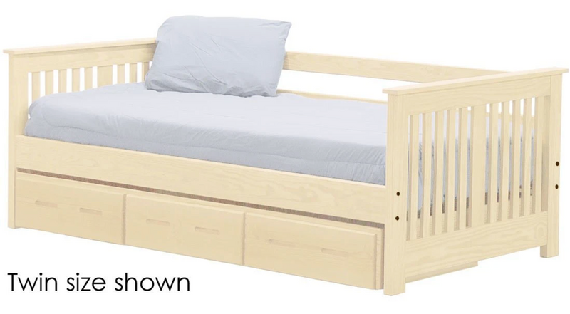 Shaker Day Bed with Trundle, Twin, By Crate Designs. 43717