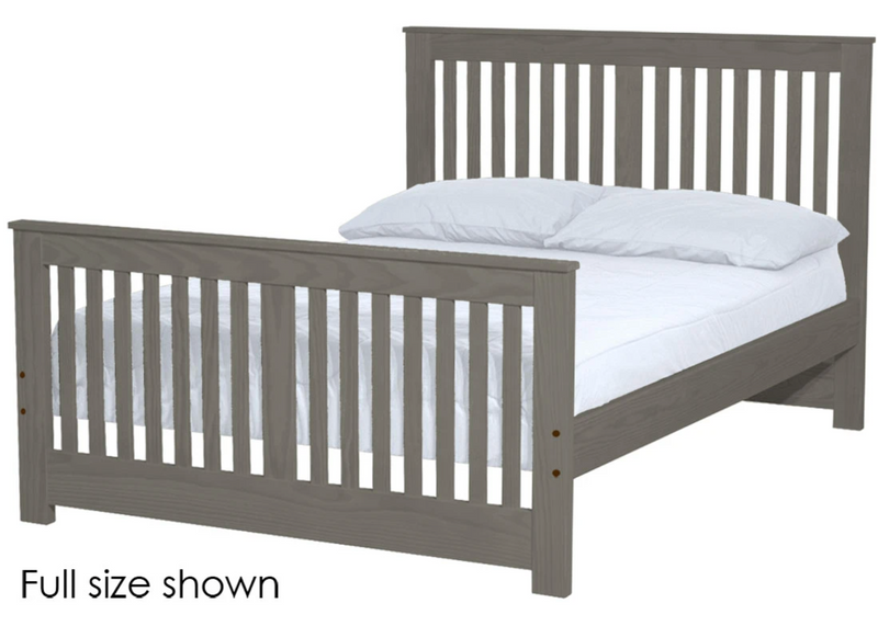 Shaker Bed, Twin, 44" Headboard and 29" Footboard, By Crate Designs. 43749