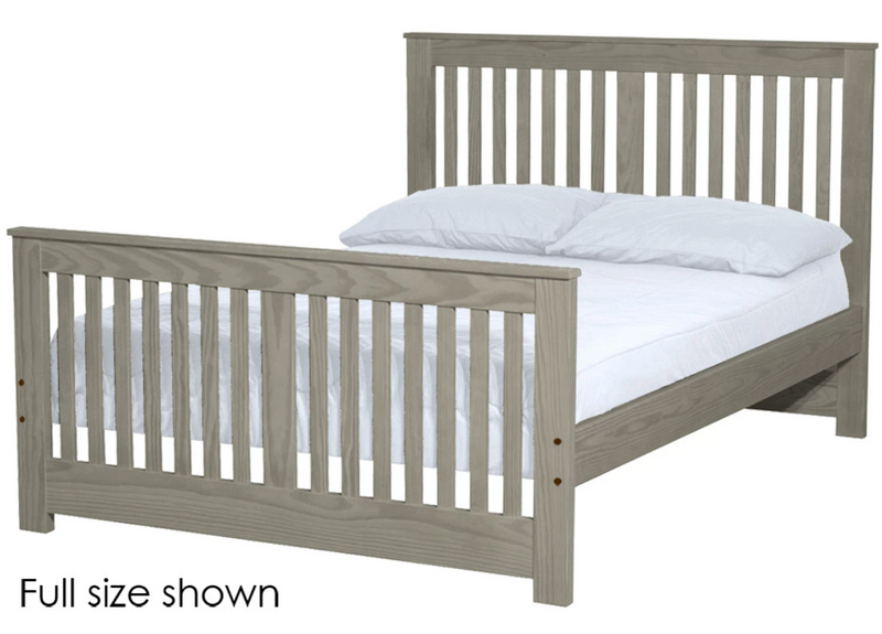 Shaker Bed, Twin, 44" Headboard and 29" Footboard, By Crate Designs. 43749