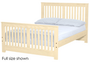 Shaker Bed, Twin, 44" Headboard and 29" Footboard, By Crate Designs. 43749