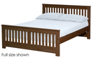 Shaker Bed, Twin, 36" Headboard and 22" Footboard, By Crate Designs. 43762
