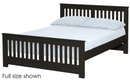 Shaker Bed, Twin, 36" Headboard and 22" Footboard, By Crate Designs. 43762