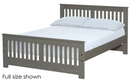 Shaker Bed, Twin, 36" Headboard and 22" Footboard, By Crate Designs. 43762
