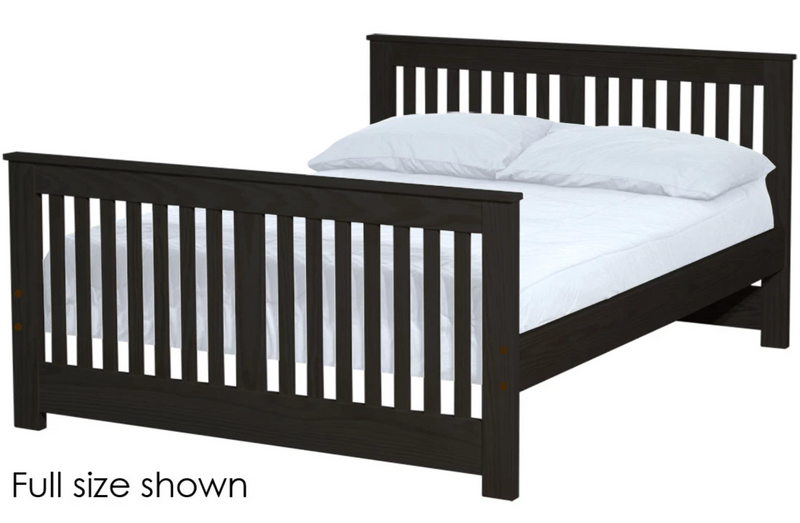 Shaker Bed, Twin, 36" Headboard and 29" Footboard, By Crate Designs. 43769