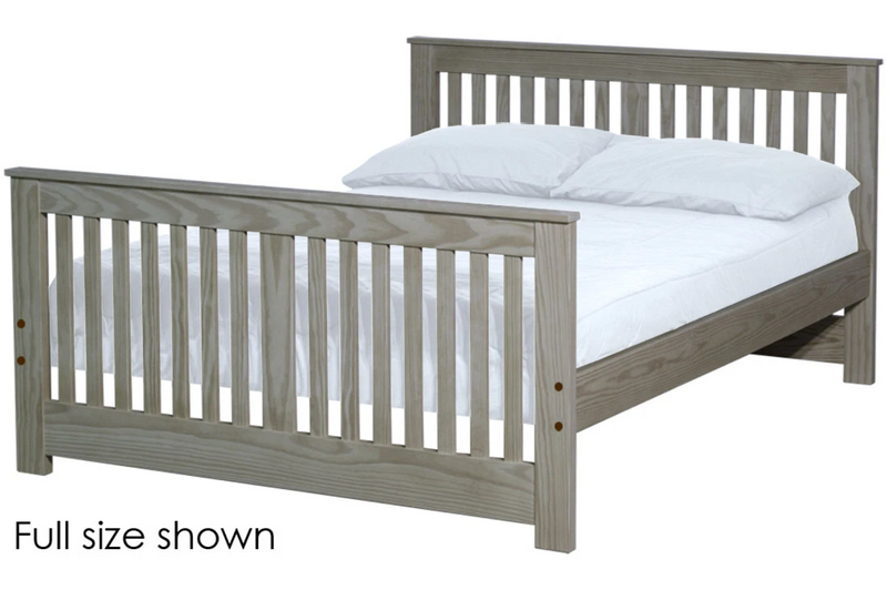 Shaker Bed, Twin, 36" Headboard and 29" Footboard, By Crate Designs. 43769