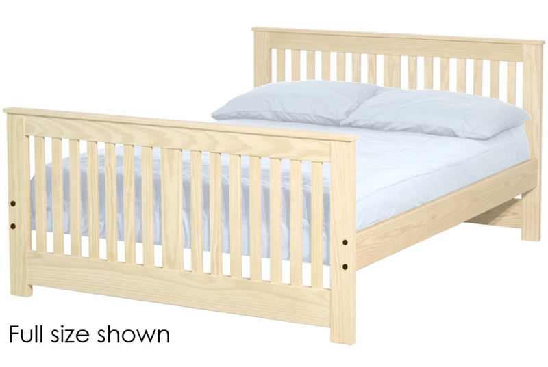 Shaker Bed, Twin, 36" Headboard and 29" Footboard, By Crate Designs. 43769
