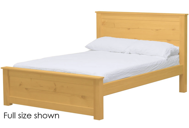 HarvestRoots Bed, Full, 43" Headboard and 19" Footboard, By Crate Designs. 44539