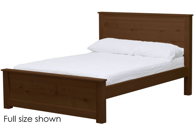 HarvestRoots Bed, Full, 43" Headboard and 19" Footboard, By Crate Designs. 44539