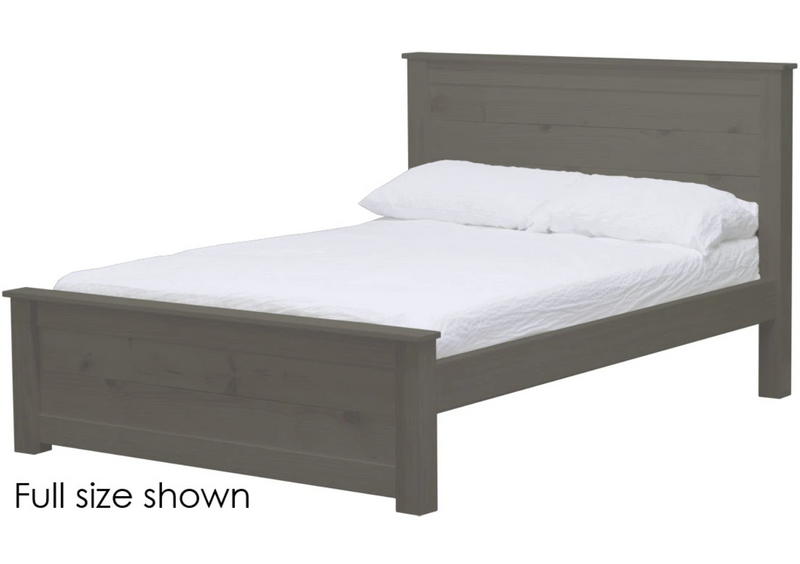 HarvestRoots Bed, Full, 43" Headboard and 19" Footboard, By Crate Designs. 44539