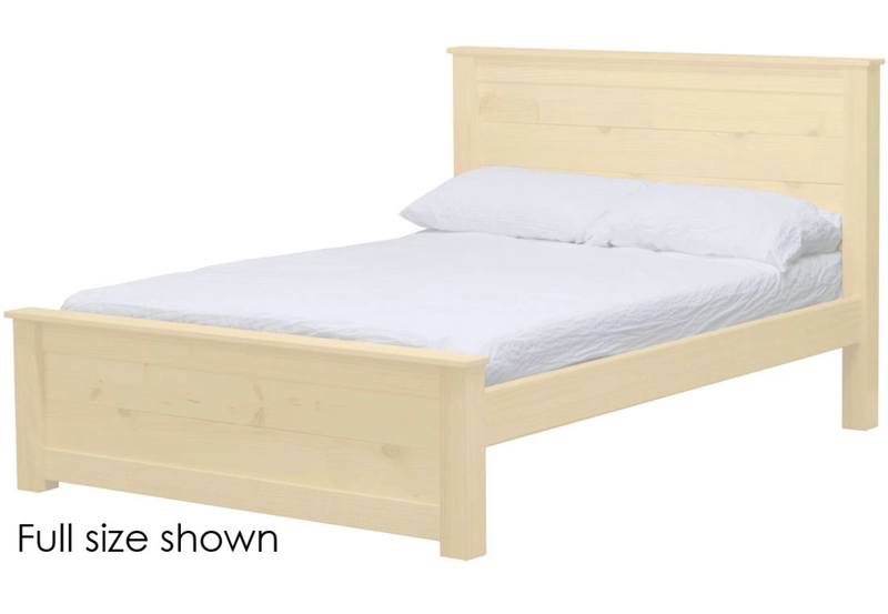 HarvestRoots Bed, Full, 43" Headboard and 19" Footboard, By Crate Designs. 44539