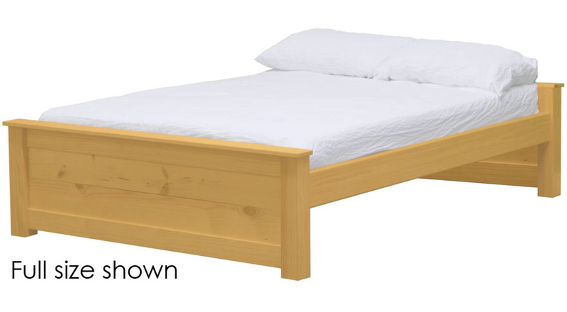 HarvestRoots Bed, Full, 19" Headboard and Footboard, By Crate Designs. 44599