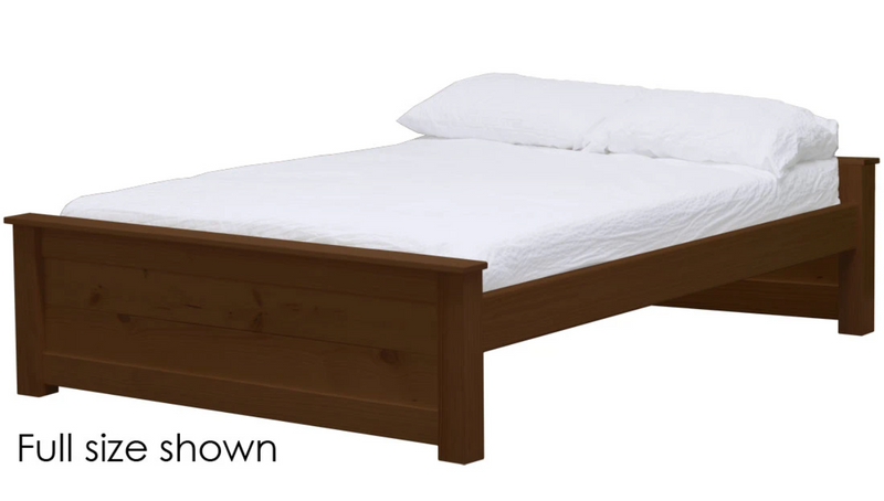 HarvestRoots Bed, Full, 19" Headboard and Footboard, By Crate Designs. 44599