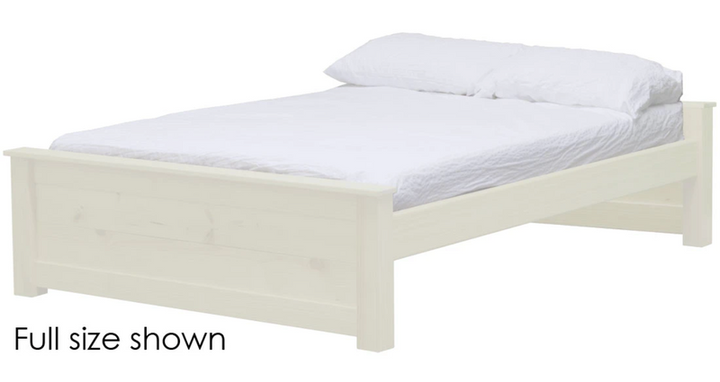 HarvestRoots Bed, Full, 19" Headboard and Footboard, By Crate Designs. 44599