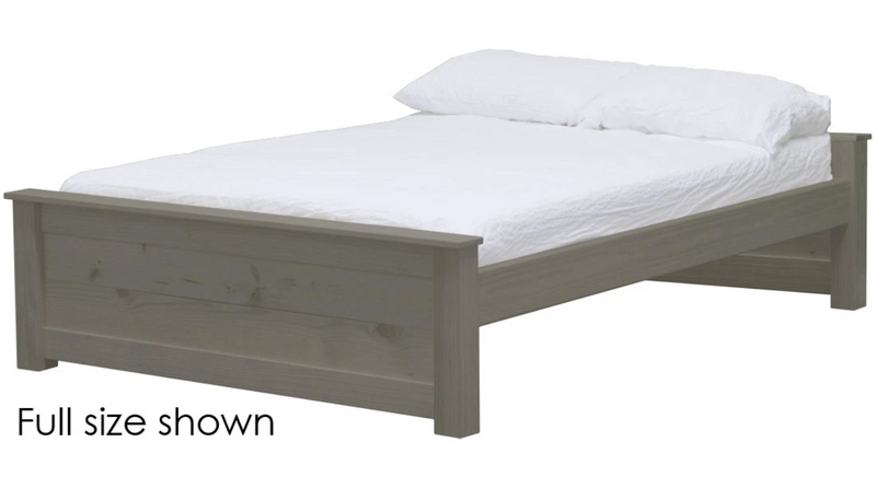 HarvestRoots Bed, Full, 19" Headboard and Footboard, By Crate Designs. 44599