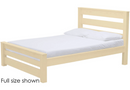 TimberFrame Bed, Full, 43" Headboard and 18" Footboard, By Crate Designs. 44928