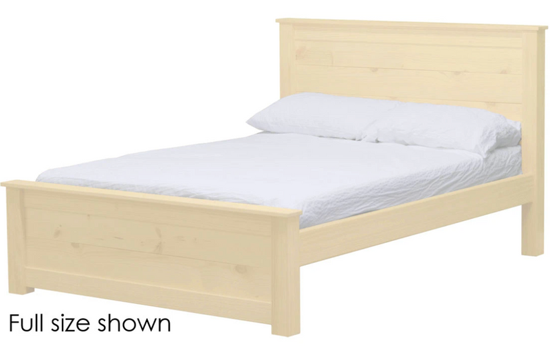 HarvestRoots Bed, Queen, 43" Headboard and 19" Footboard, By Crate Designs. 45539
