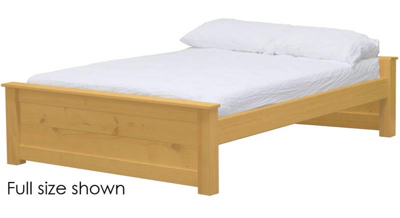 HarvestRoots Bed, Queen, 19" Headboard and Footboard, By Crate Designs. 45599
