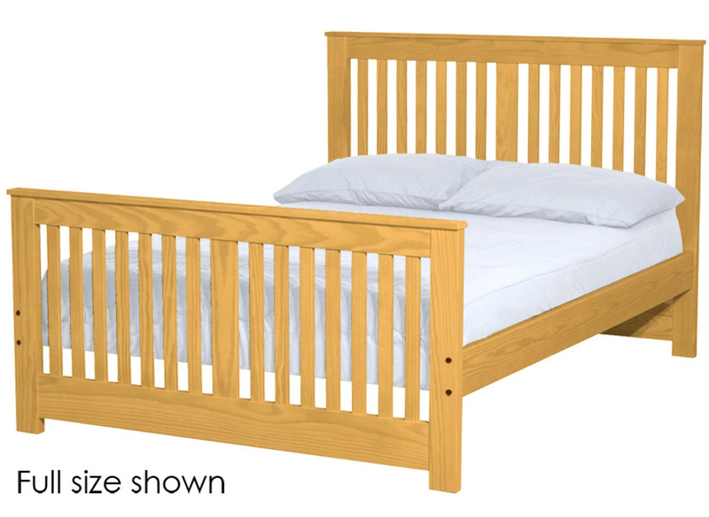 Shaker Bed, Queen, 44" Headboard and 29" Footboard, By Crate Designs. 45749