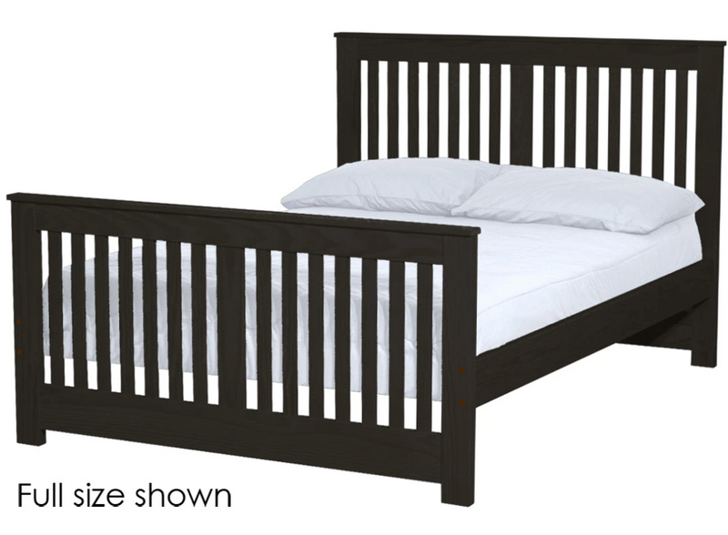 Shaker Bed, Queen, 44" Headboard and 29" Footboard, By Crate Designs. 45749