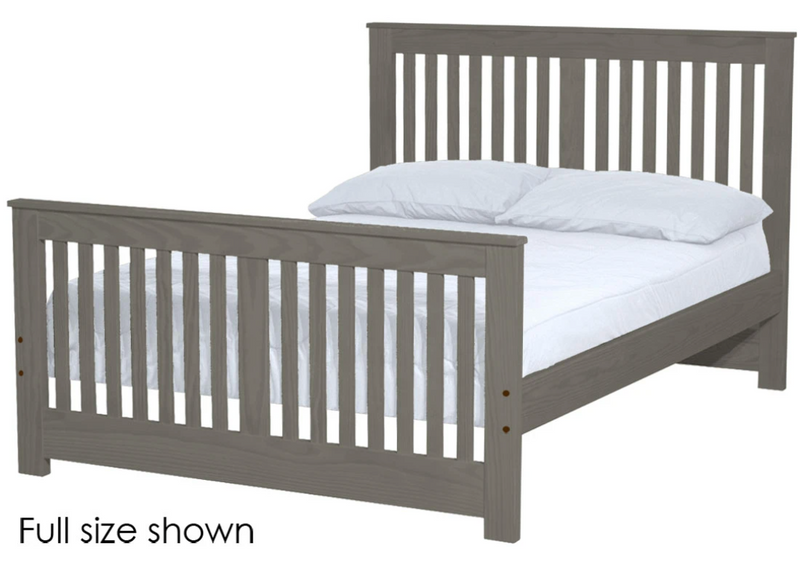 Shaker Bed, Queen, 44" Headboard and 29" Footboard, By Crate Designs. 45749