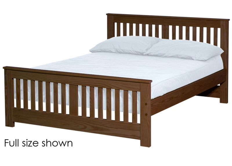 Shaker Bed, Queen, 36" Headboard and 22" Footboard, By Crate Designs. 45762