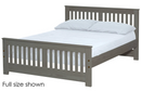 Shaker Bed, Queen, 36" Headboard and 22" Footboard, By Crate Designs. 45762