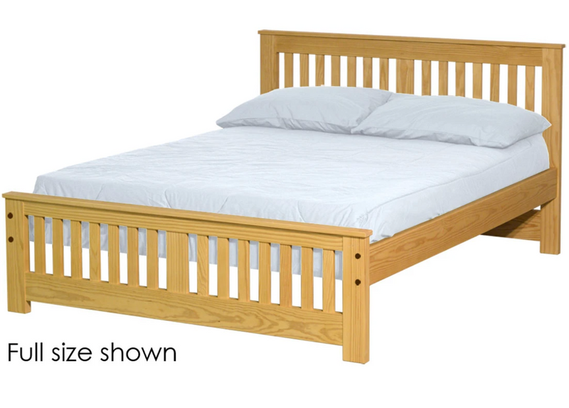 Shaker Bed, Queen, 36" Headboard and 18" Footboard, By Crate Designs. 45768