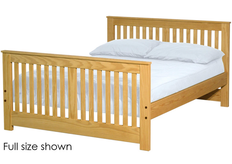 Shaker Bed, Queen, 36" Headboard and 29" Footboard, By Crate Designs. 45769