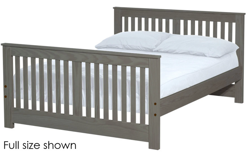 Shaker Bed, Queen, 36" Headboard and 29" Footboard, By Crate Designs. 45769