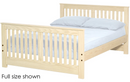 Shaker Bed, Queen, 36" Headboard and 29" Footboard, By Crate Designs. 45769