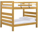 TimberFrame Bunk Bed, Queen Over Queen, By Crate Designs. 45908
