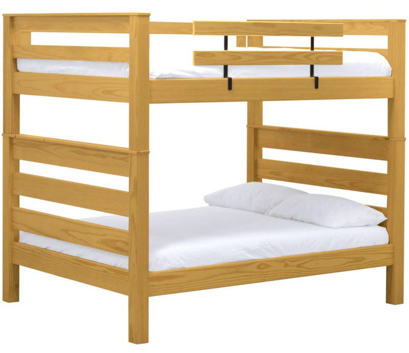 TimberFrame Bunk Bed, Queen Over Queen, By Crate Designs. 45908