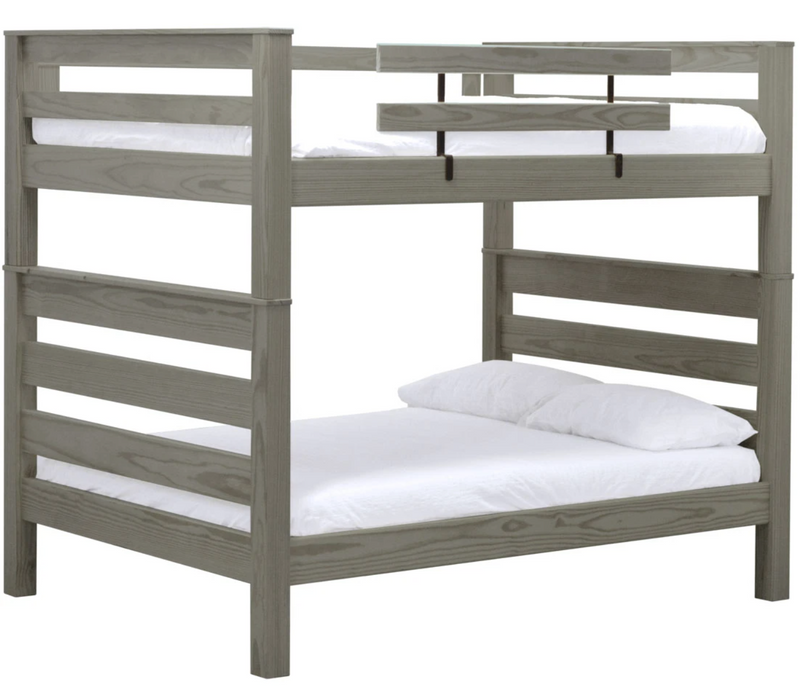 TimberFrame Bunk Bed, Queen Over Queen, By Crate Designs. 45908
