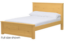 HarvestRoots Bed, King, 43" Headboard and 19" Footboard, By Crate Designs. 46539