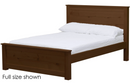 HarvestRoots Bed, King, 43" Headboard and 19" Footboard, By Crate Designs. 46539