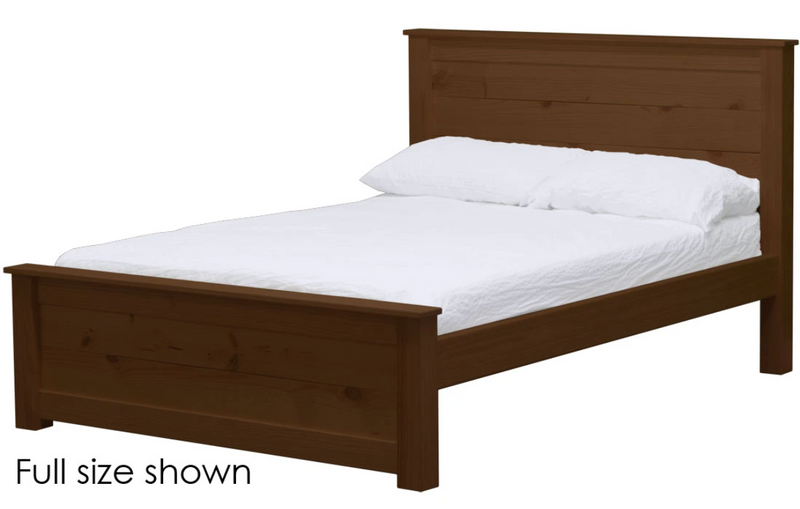 HarvestRoots Bed, King, 43" Headboard and 19" Footboard, By Crate Designs. 46539