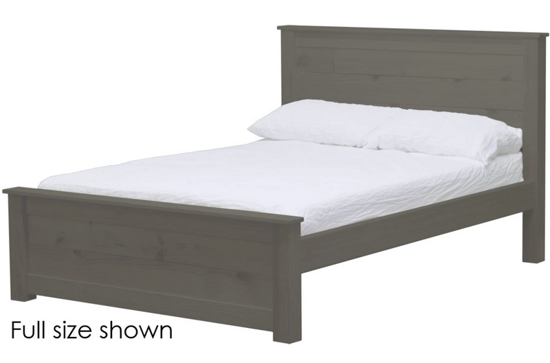 HarvestRoots Bed, King, 43" Headboard and 19" Footboard, By Crate Designs. 46539