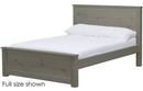 HarvestRoots Bed, King, 43" Headboard and 19" Footboard, By Crate Designs. 46539